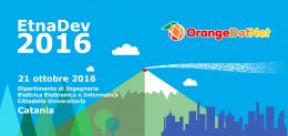 EtnaDev 2016 – Catania 20 Ottobre 2016