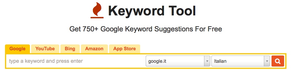 Analizza le ricerche su Google con Keyword Tool