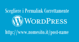 Permalink migliori per curare la SEO con WordPress