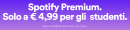 Risparmia il 50% e Tre Mesi gratis con Spotify Students