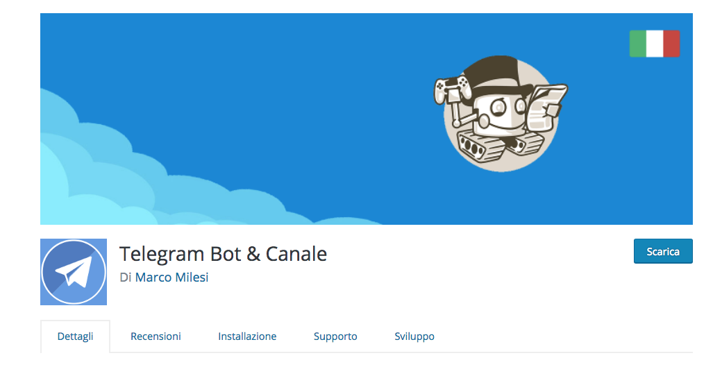 Creare un bot di telegram per i canali che pubblica in automatico i post creati su WordPress